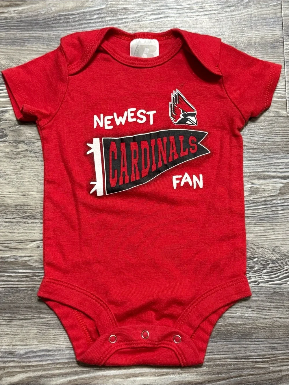 Ball State Cardinals Baby Bodysuit Set 3-6M 4 Pack College Football